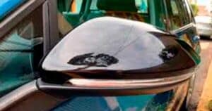 Pintar espejo retrovisor